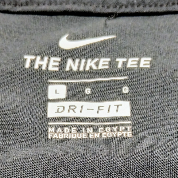 New Ice Cold Game Hockey Men's L Swoosh Logo Black T- Shirt - Picture 6 of 8